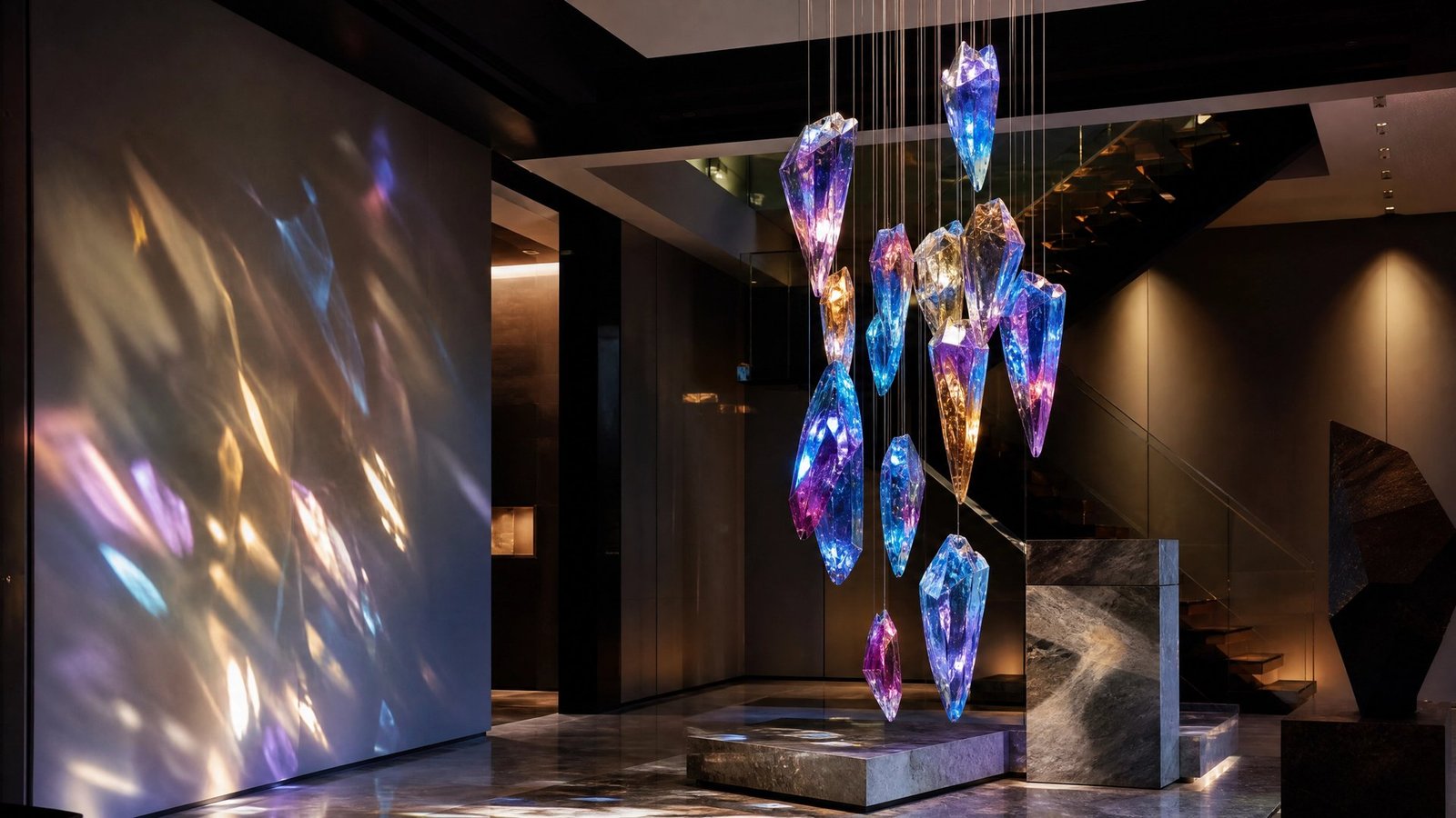 Tendências de Iluminação de Luxo em Cristal para 2026
