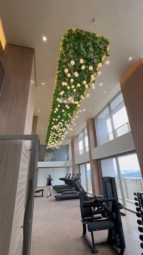 Cyrela Eden Park — Esferas Luminosas com Folhagem — vídeo